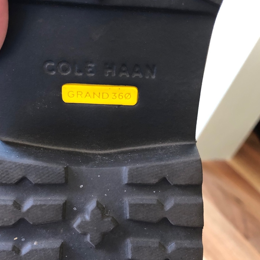 Cole Haan Brown Croc-Embossed Penny Loafers - Picture 9 of 11